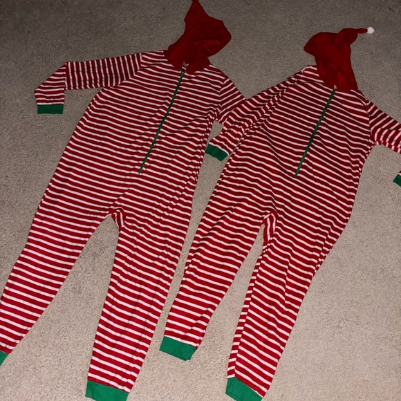 ADULT 2 PACK: Fleece Christmas Pajama family matching with hoodie - Picture 2 of 4